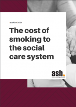 The cost of smoking to the social care system
